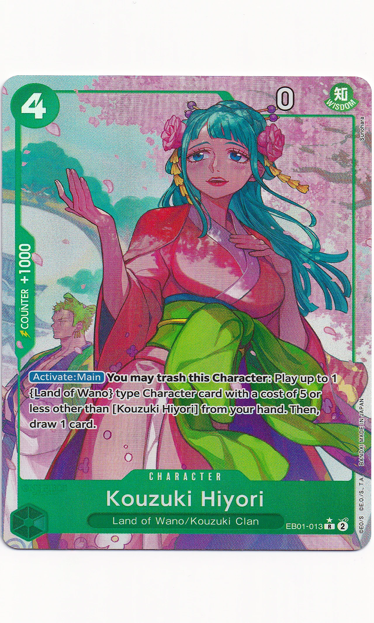 One Piece - #EB01-013 Kouzuki Hiyori (Alternate Art)