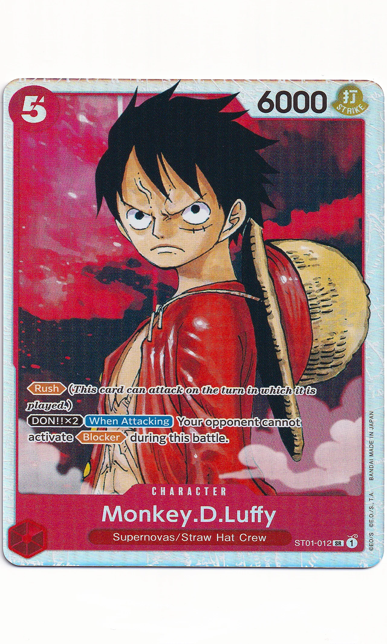 One Piece - #ST01-012 Monkey.D.Luffy (Super Rare)
