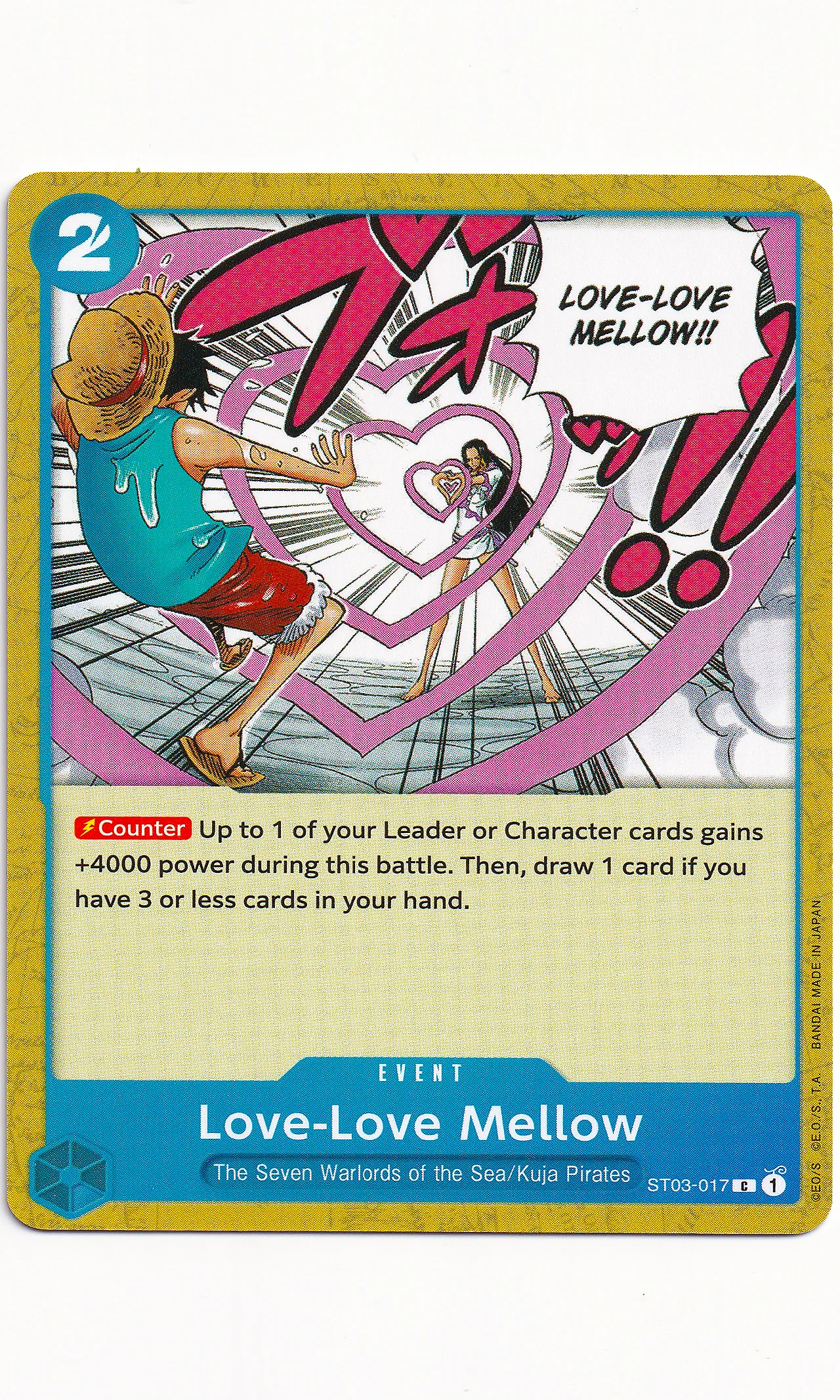 One Piece - #ST03-017 Love-Love Mellow