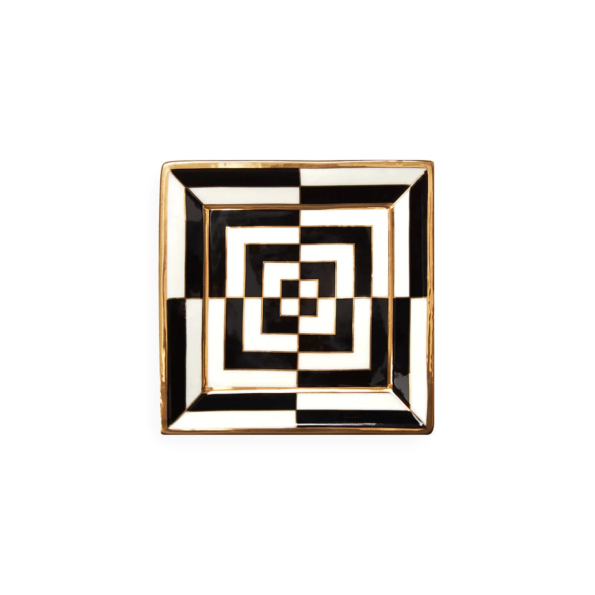 Op Art Decorative Square Tray