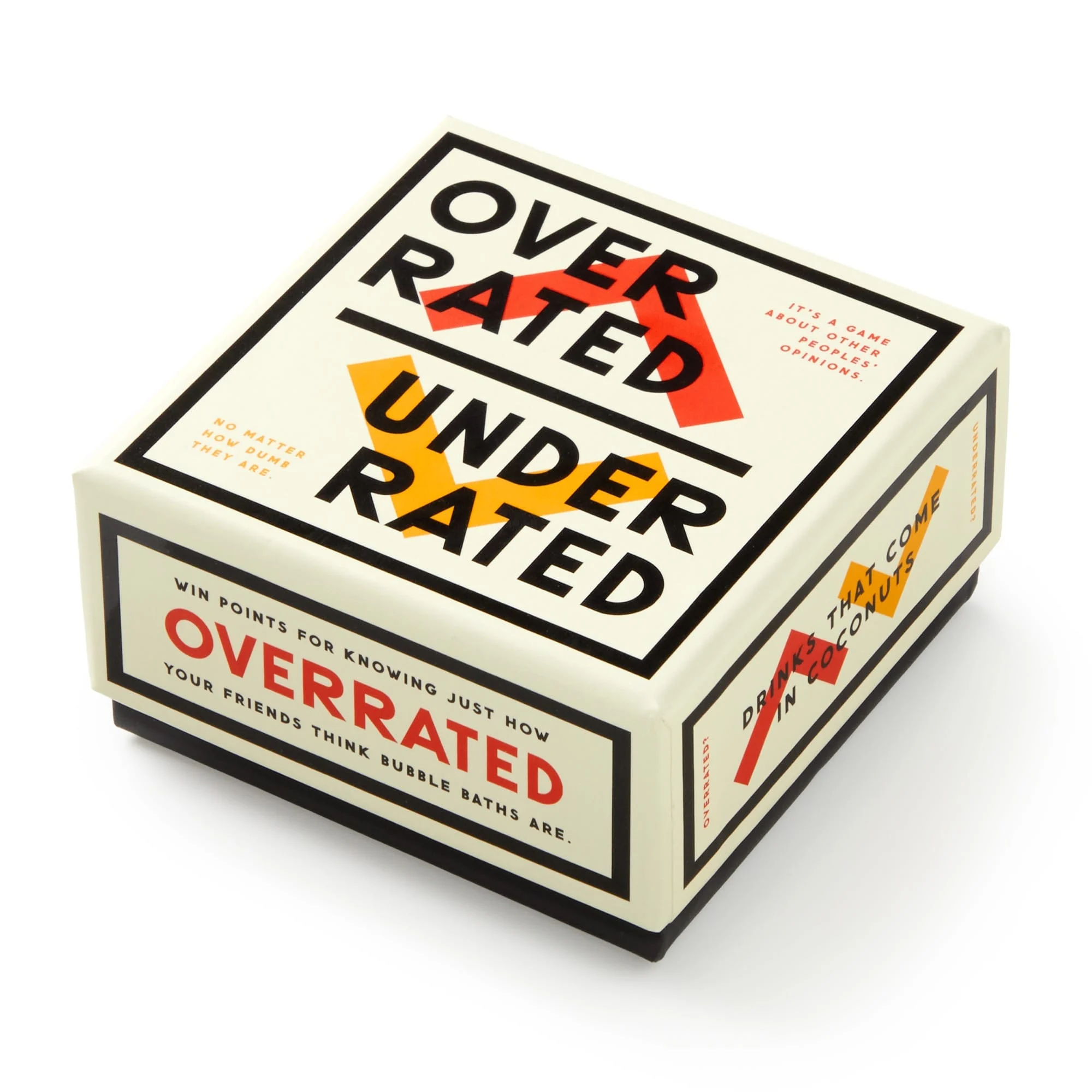 Overrated / Underrated Social Game