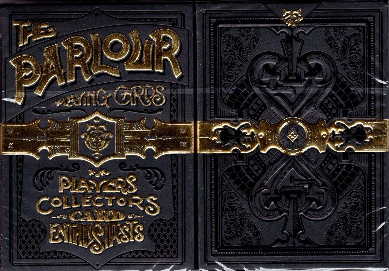 The Parlour Black Playing Cards Cartamundi