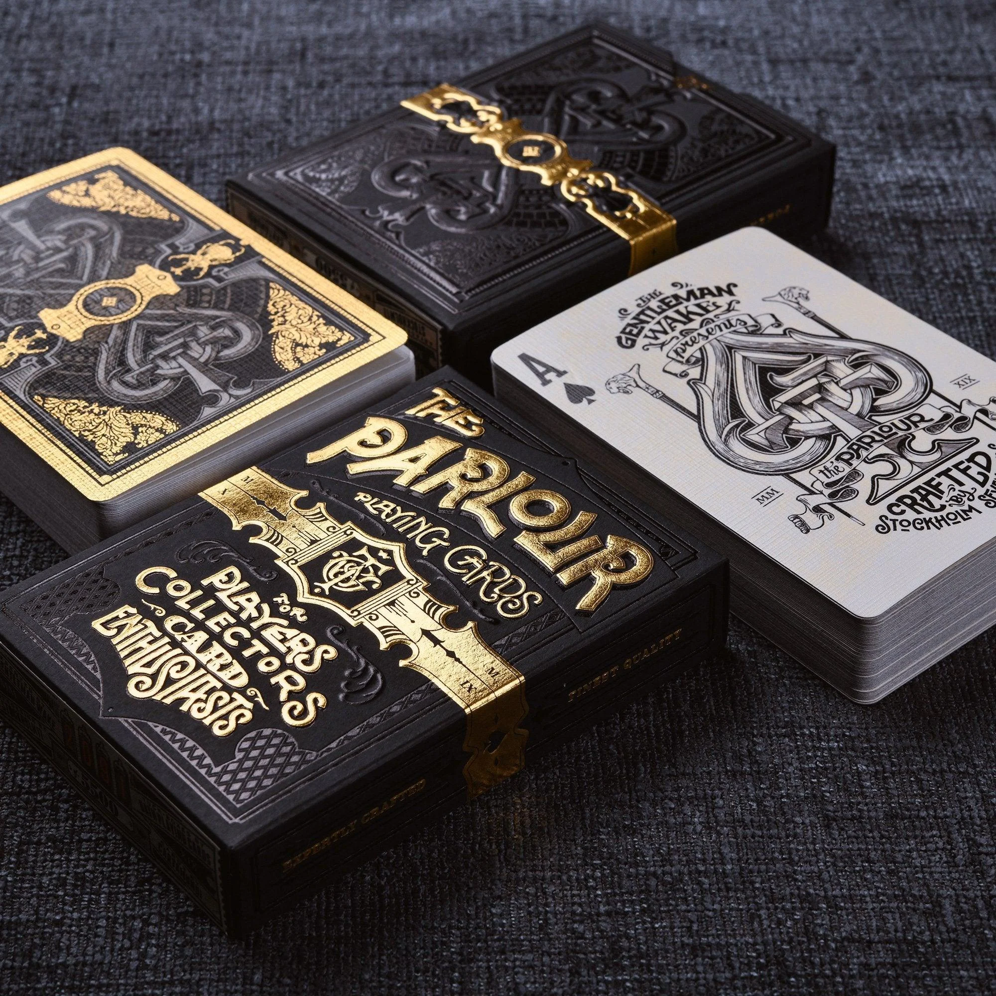 Parlour Playing Cards Black - Stockholm 17