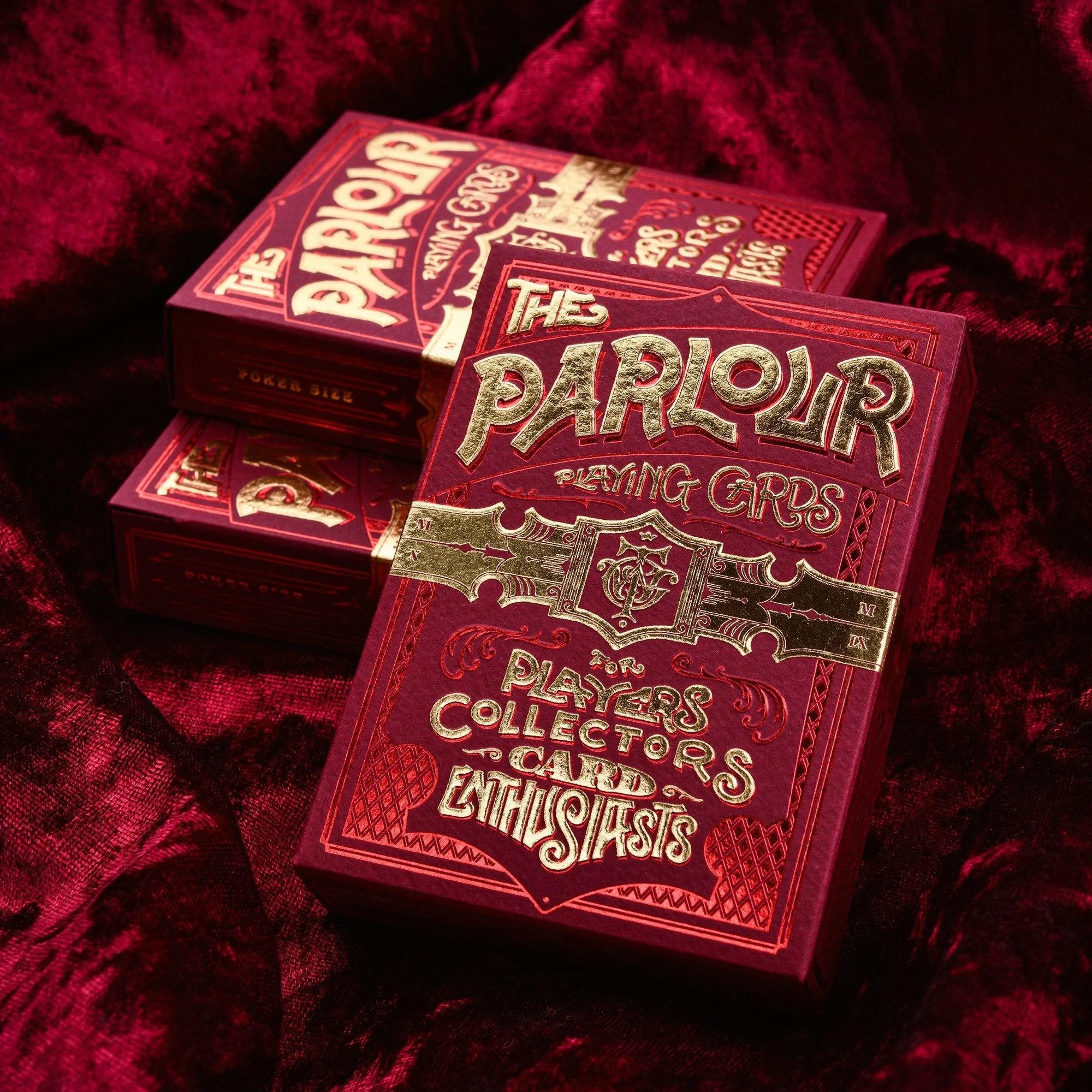 Parlour Playing Cards - Red Stockholm17