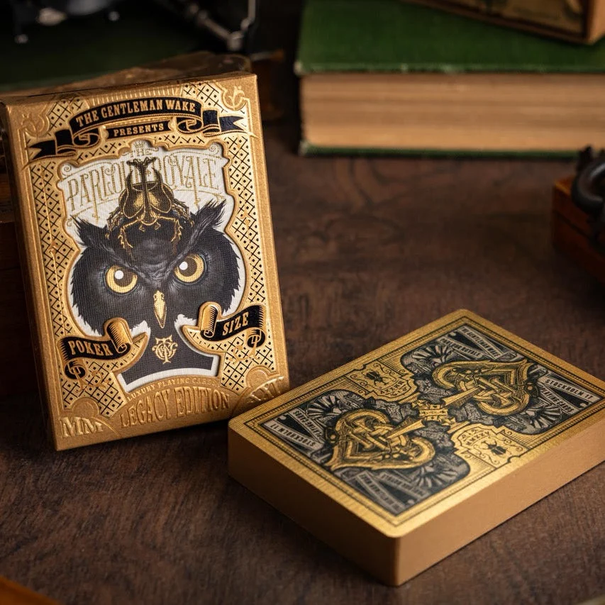 The Parlour Royale Legacy Edition Playing Cards - Gold Gilded