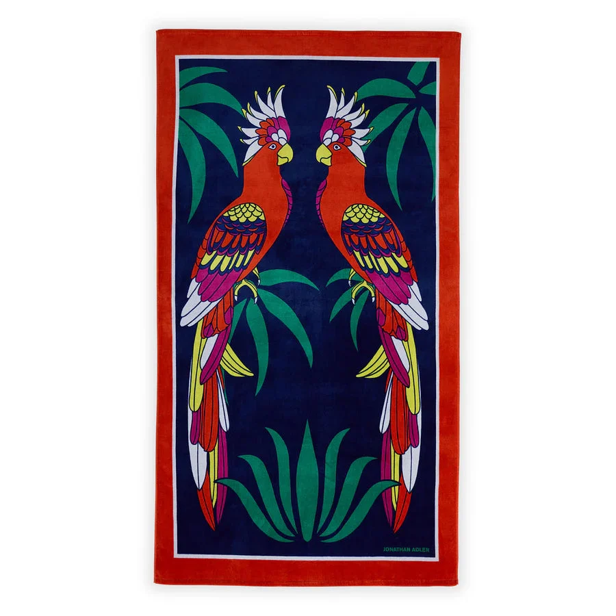 Parrot Large Beach Towel