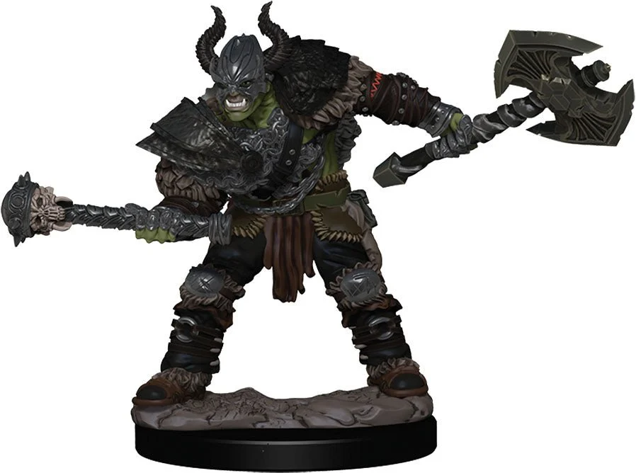 Pathfinder Battles: Premium Painted Figure - Half-Orc Barbarian Male