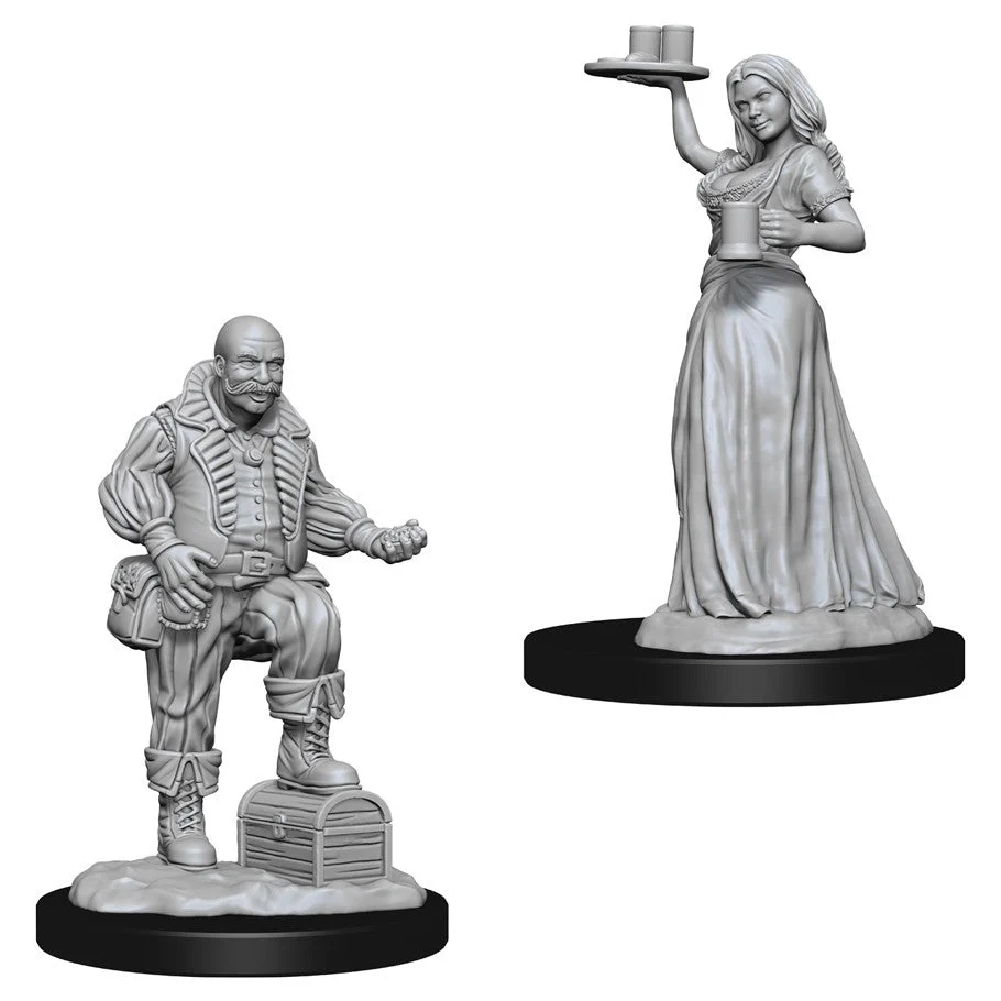 Pathfinder Deep Cuts:Serving Girl & Merchant