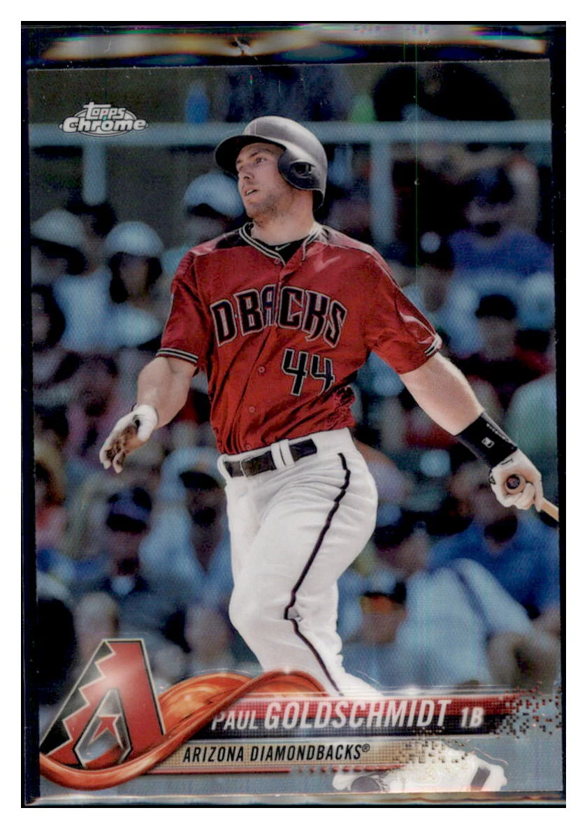 Paul Goldschmidt 2018 Topps Chrome Arizona Diamondbacks #37 Baseball Card VSMP1IMB