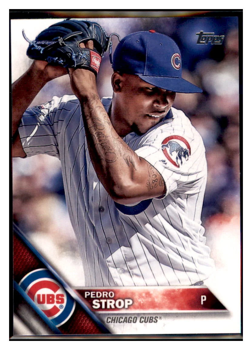 Pedro Strop Chicago Cubs 2016 Topps Update #US208 Baseball Card MATV4_1a