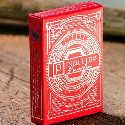 Pinocchio Vermilion (Red) Playing Cards