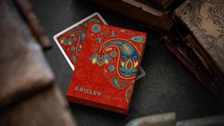 Plastic Paisley (Red)