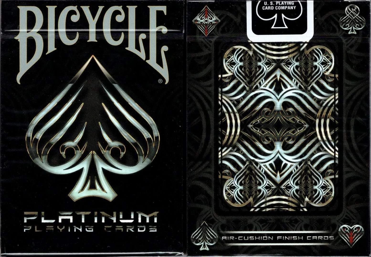 Platinum Bicycle Playing Cards