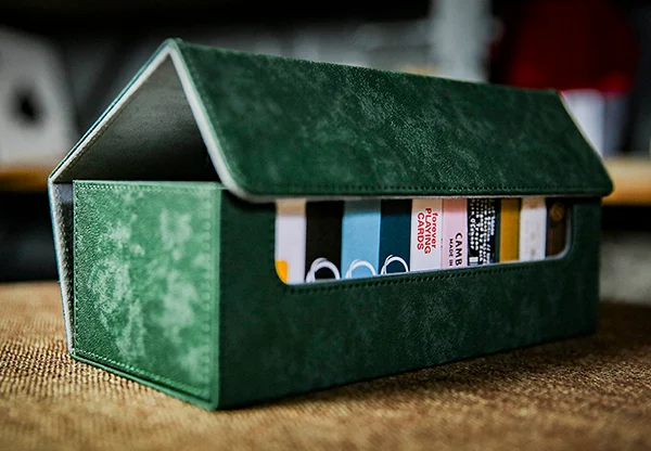 Playing Card Collection 12 Deck Box Green