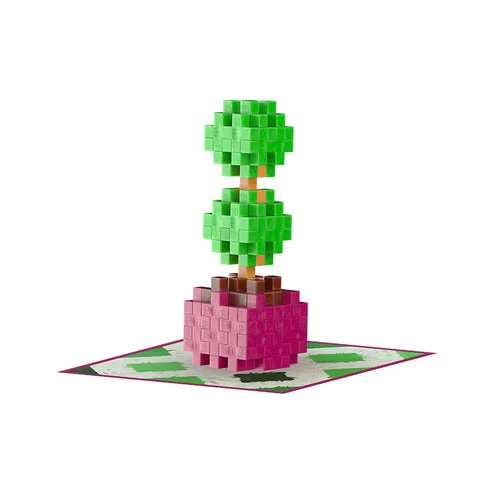 Plus-Plus Playful Plant Packets - Tasteful Topiary - 50 Interlocking Building Blocks STEM Activity for Kids