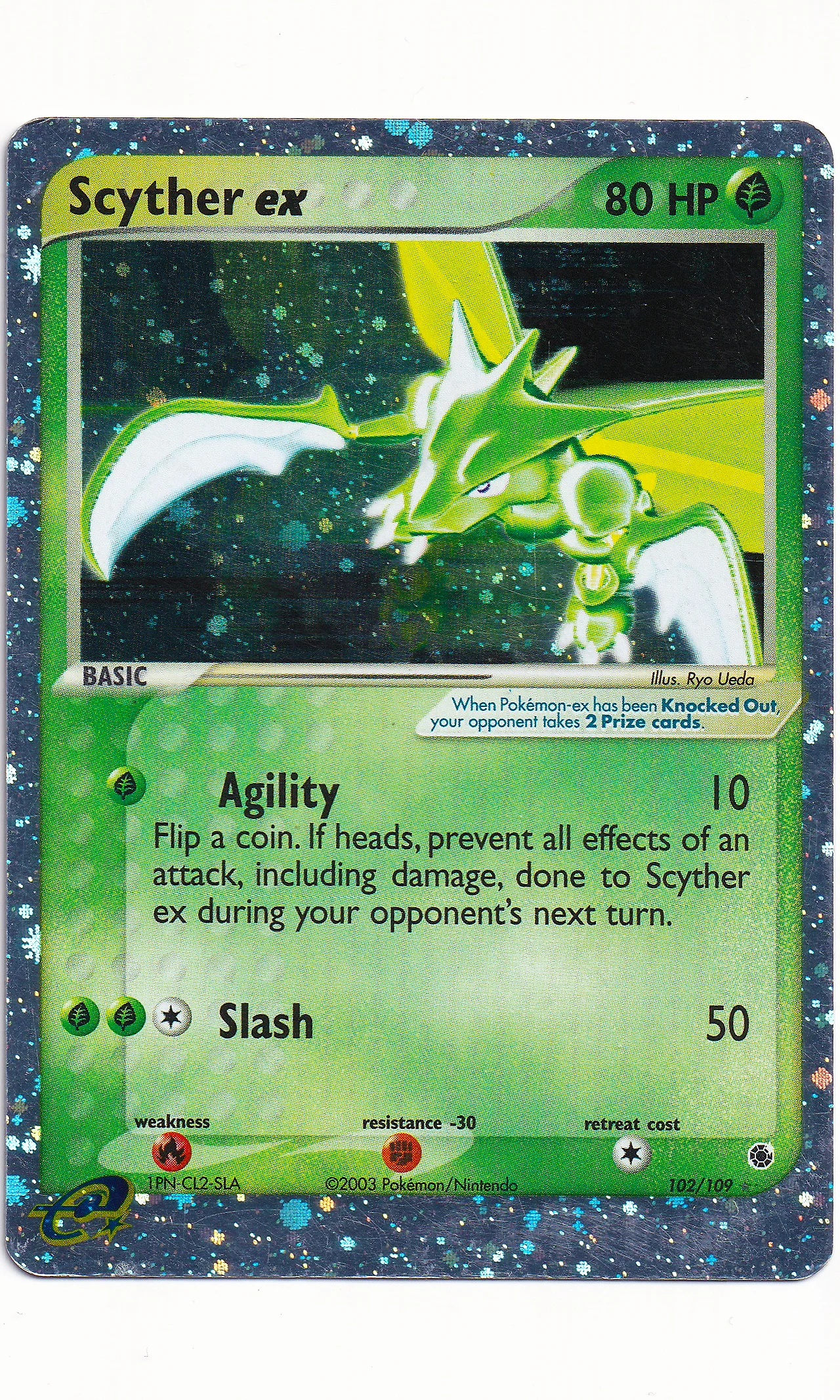Pokemon - #102 Scyther EX