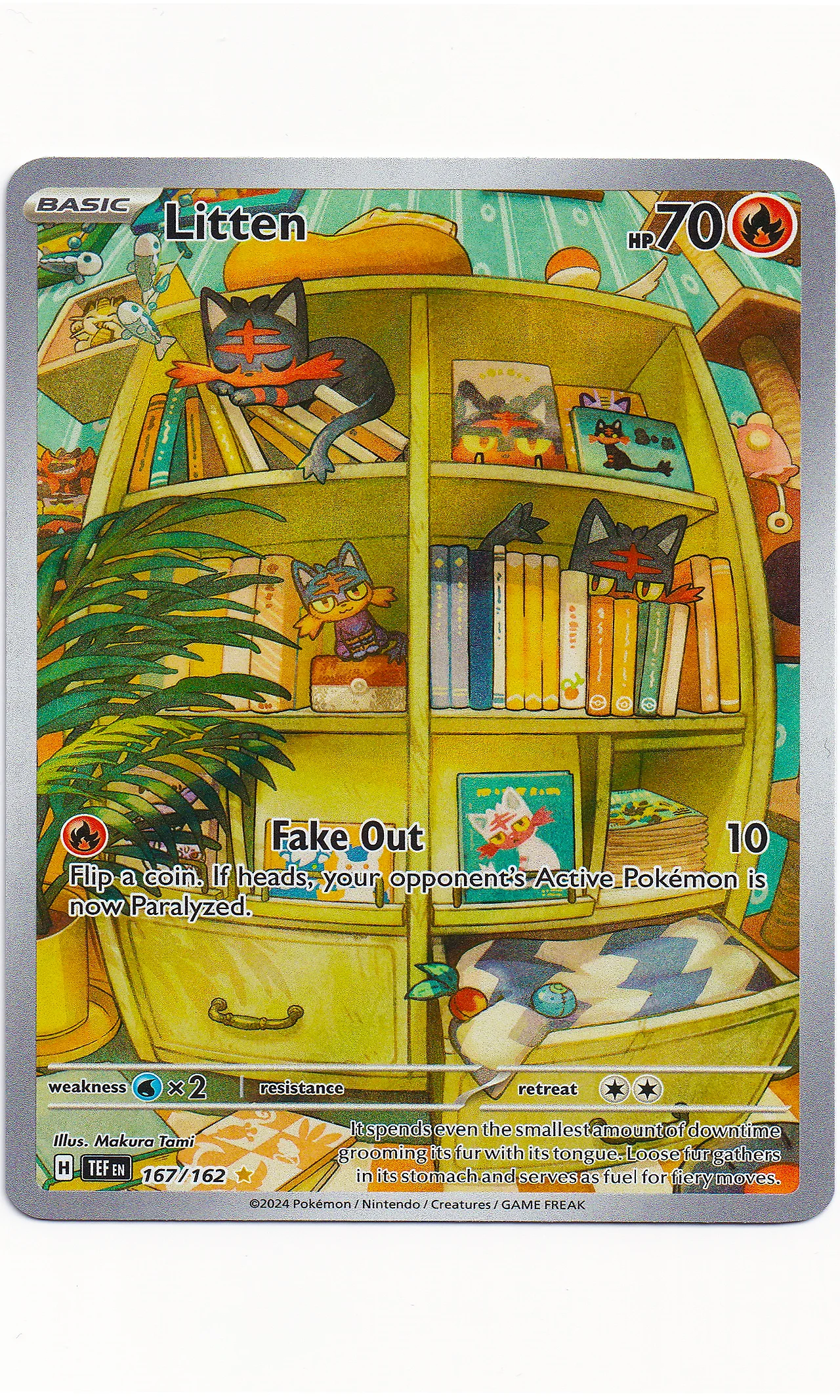 Pokemon - #167 Litten (Illustration Rare)