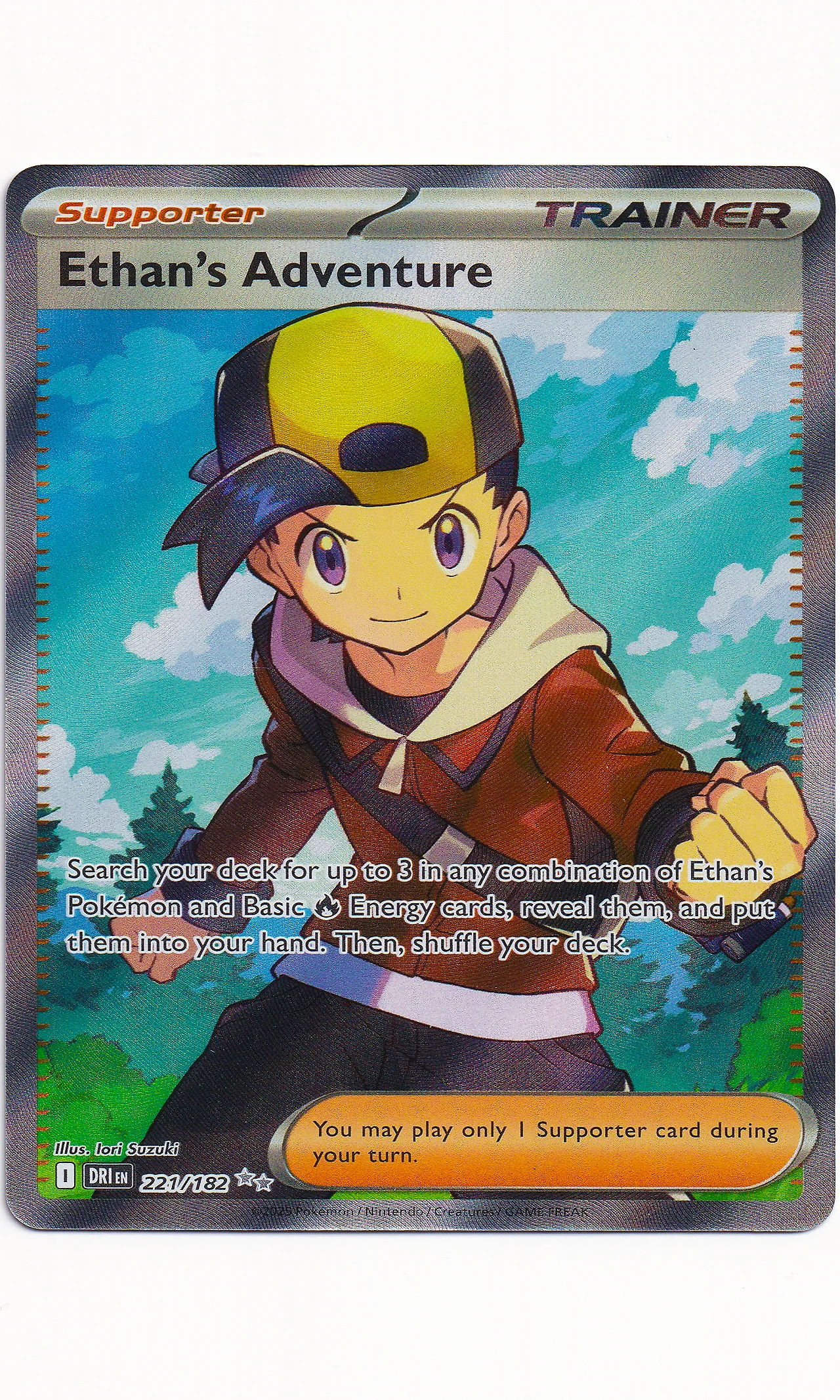 Pokemon - #221 Ethan's Adventure (Ultra Rare - Destined Rivals)