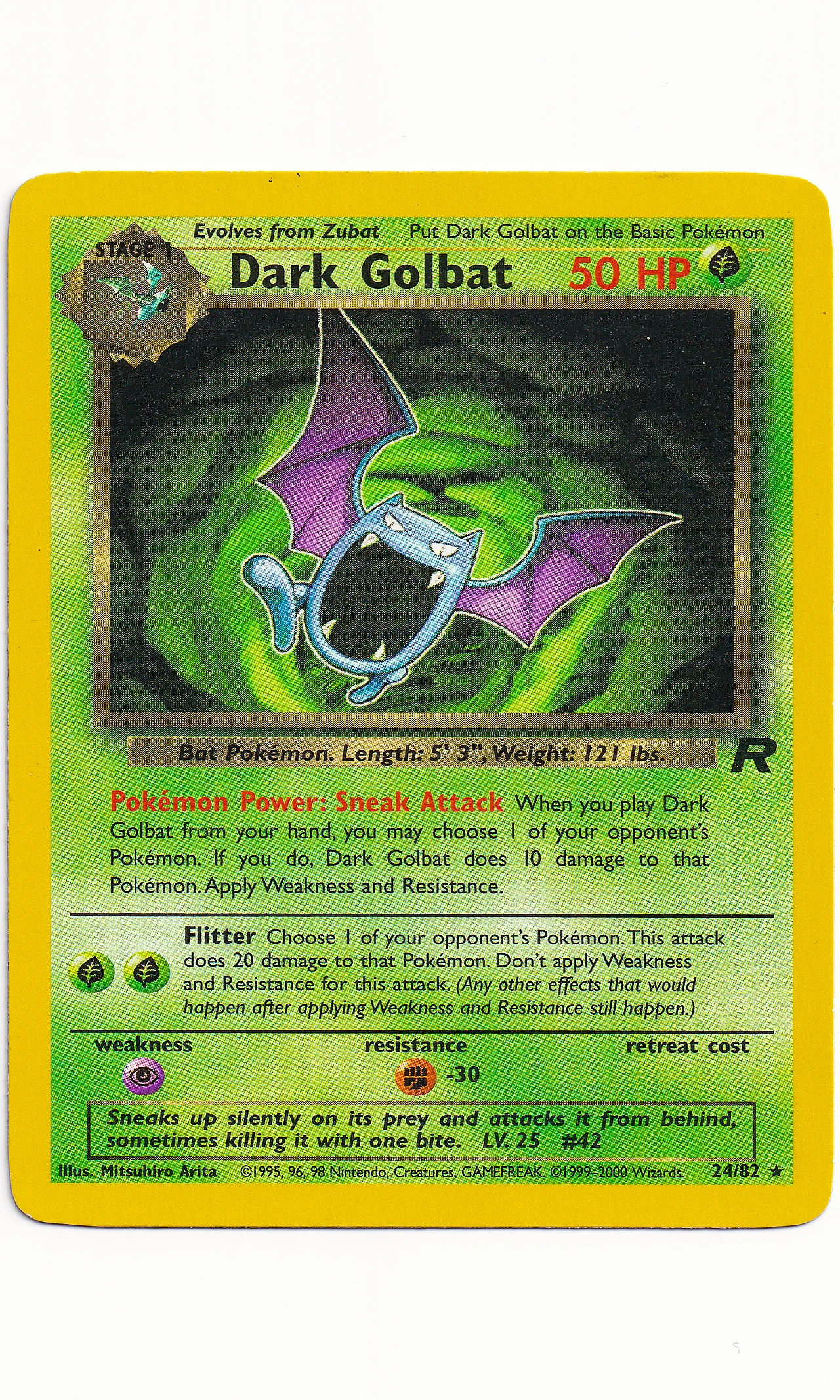 Pokemon - #24 Dark Golbat (Team Rocket)