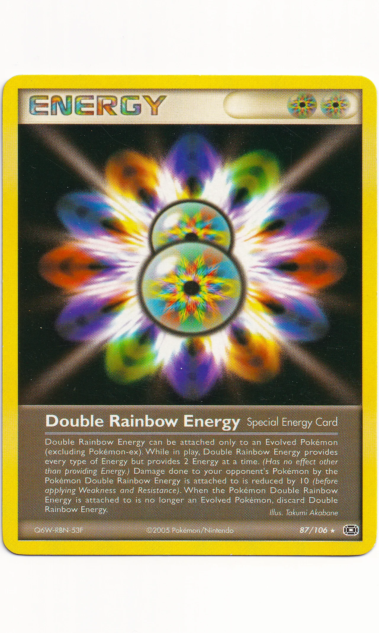 Pokemon - #87 Double Rainbow Energy (EX Emerald)