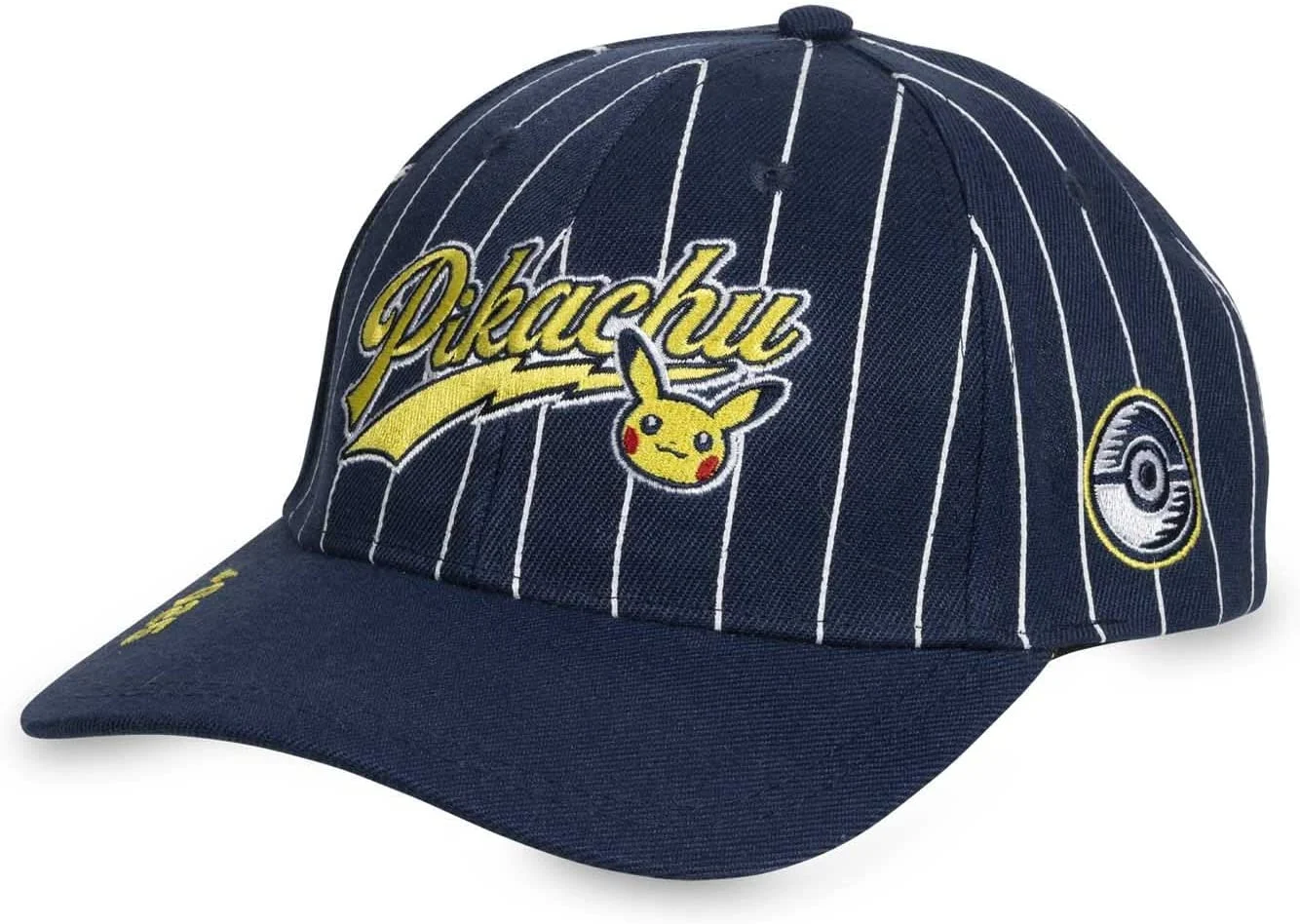 Pokemon Center Baseball Hat - Pikachu Navy Stripe