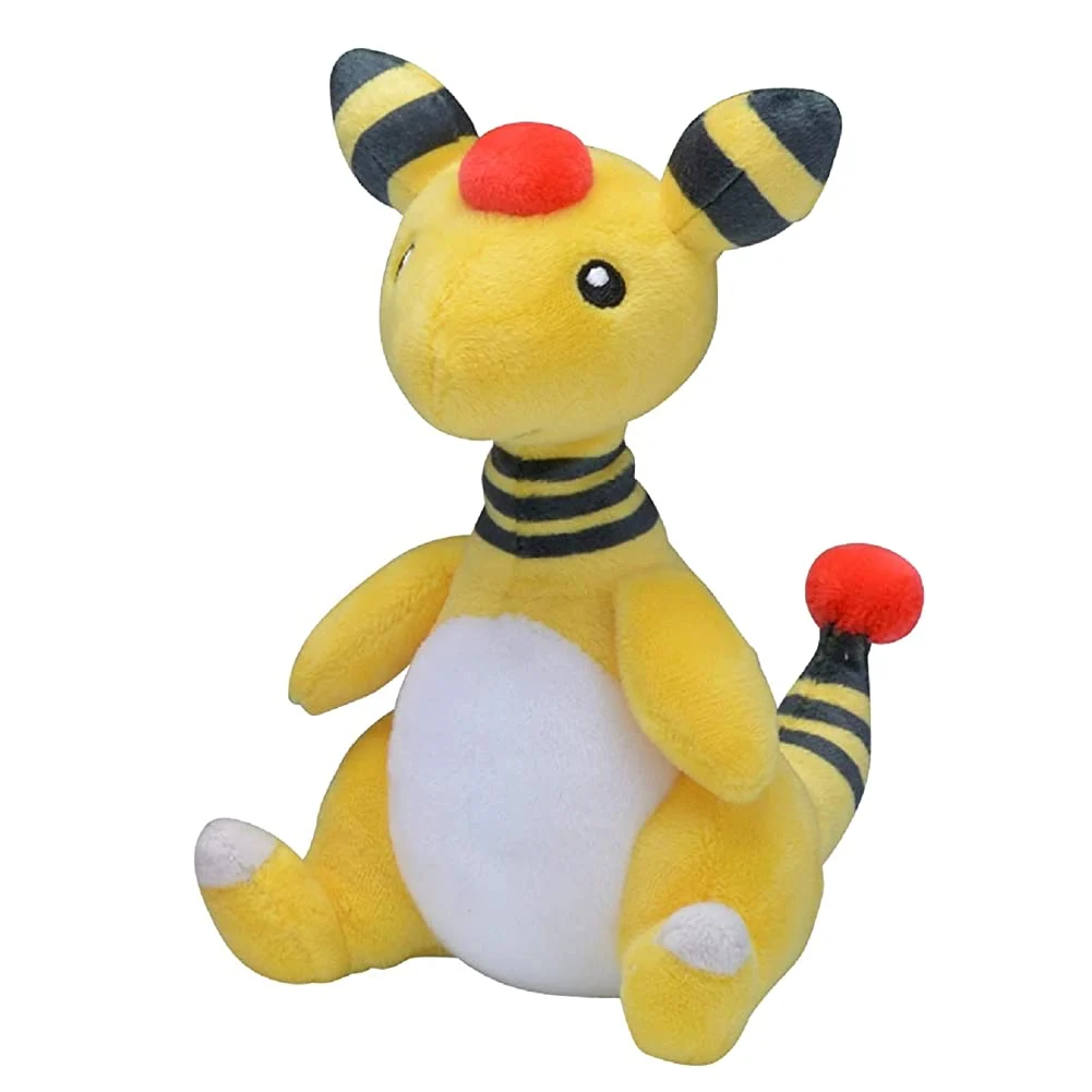 Pokemon Center: Sitting Cuties: Ampharos Plush # 181 -Generation 2 - 6 In