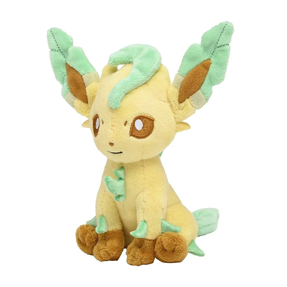 Pokemon Center: Sitting Cuties: Leafeon Plush # 470 -Generation 4 - 6 In