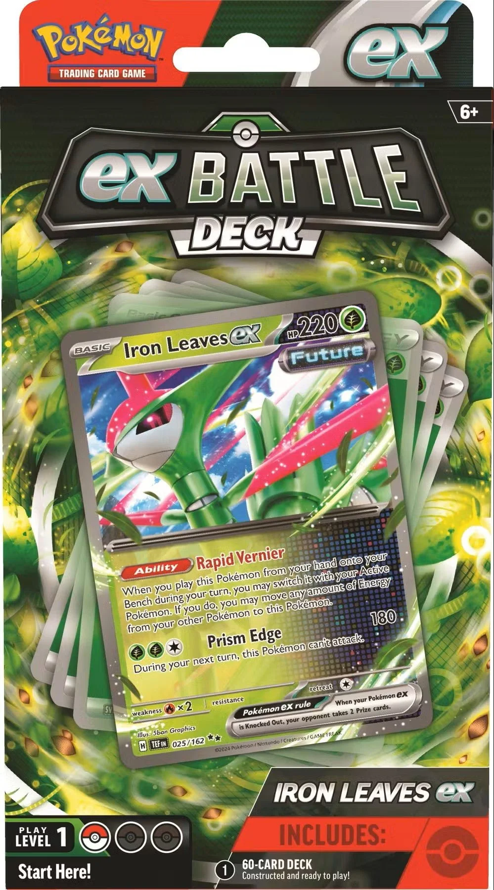 Pokemon Iron Leaves ex Battle Deck Box