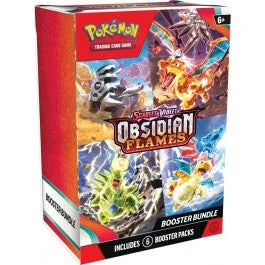 Pokemon Scarlet & Violet 3 Obsidian Flames Booster Bundle - 6 Packs