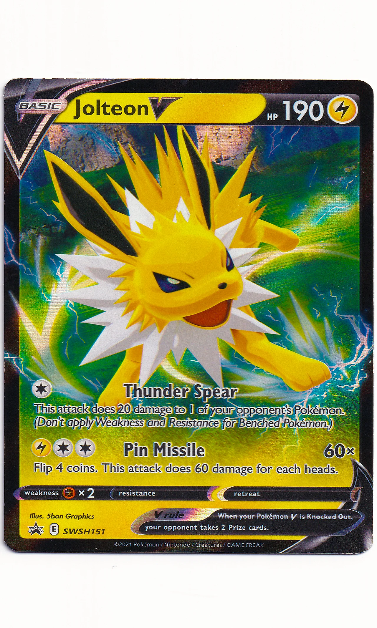 Pokemon - #SWSH151 Jolteon V