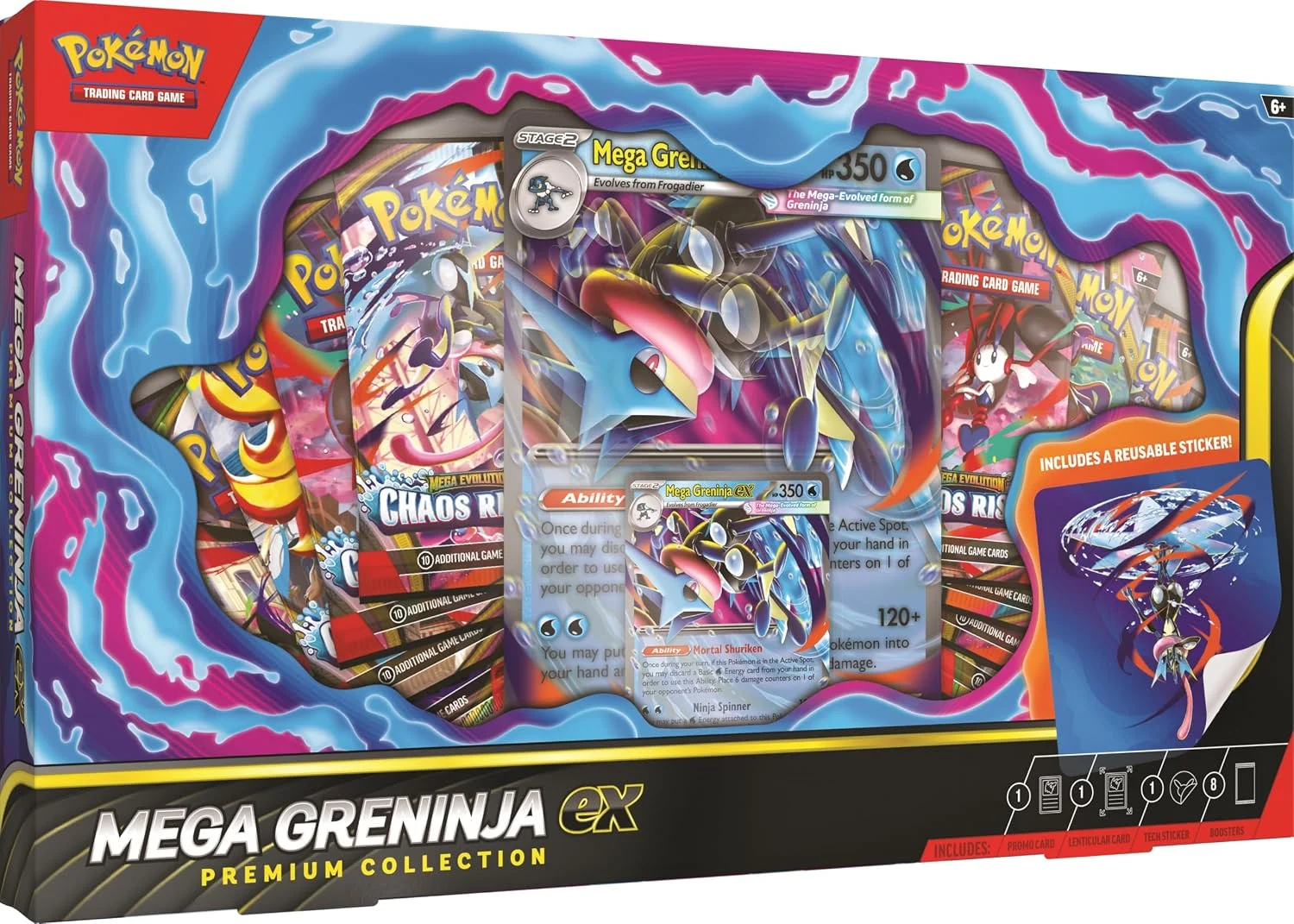 Pokemon TCG Mega Greninja EX Premium Collection