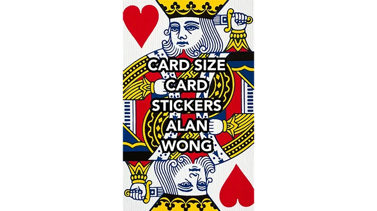 Poker Size Playing Card Stickers