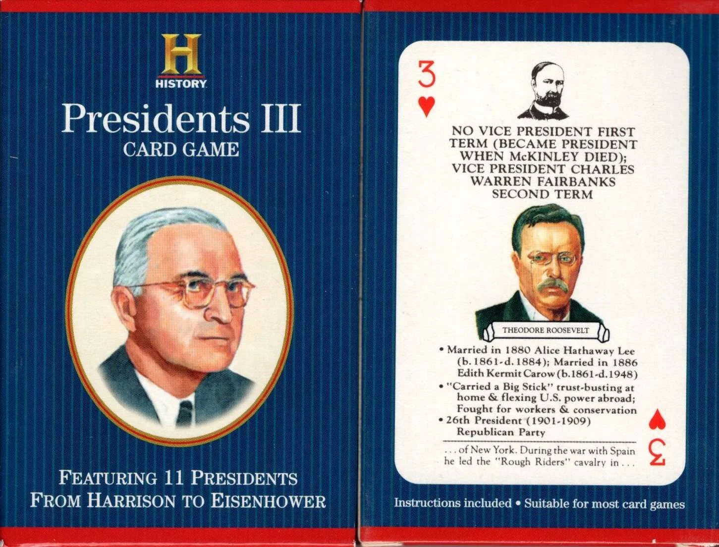 Presidents III Card Game USGS