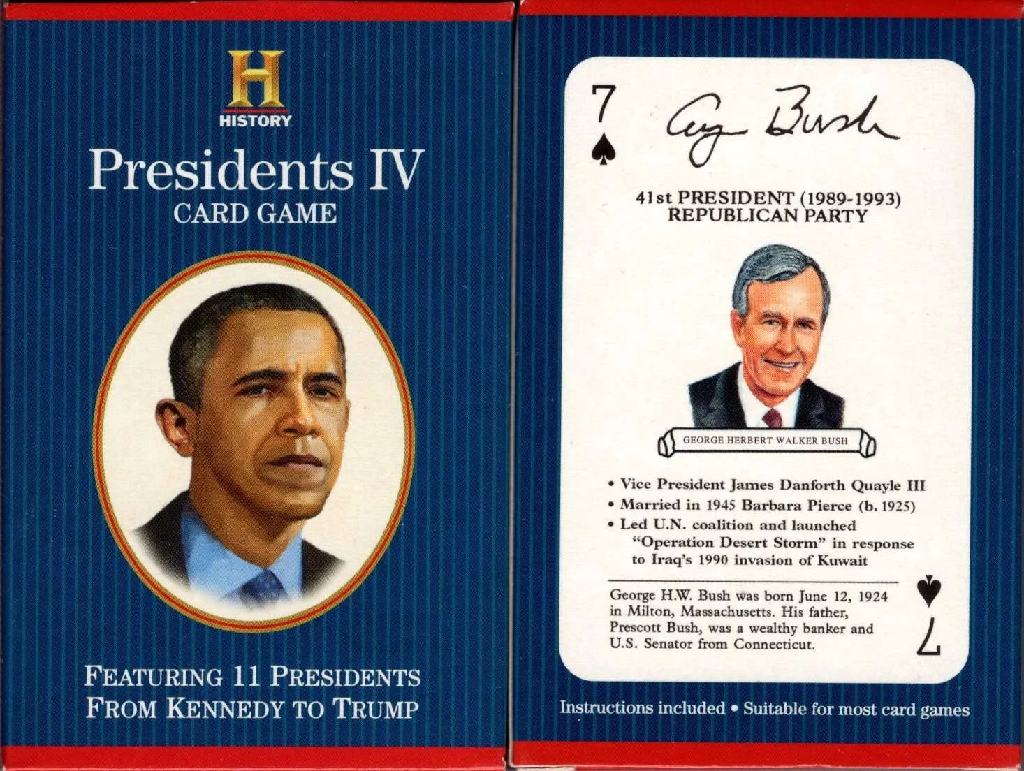 Presidents IV Card Game USGS