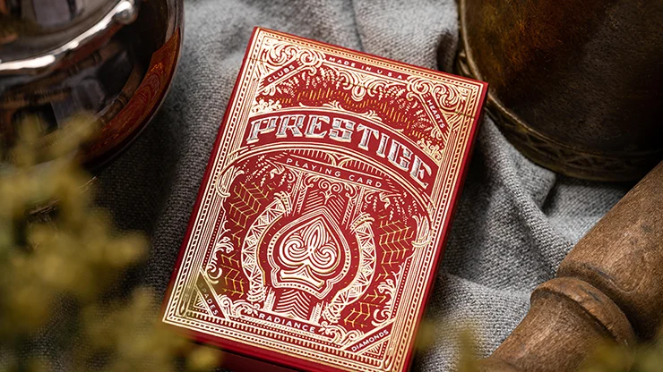Prestige Red Playing Cards USPCC