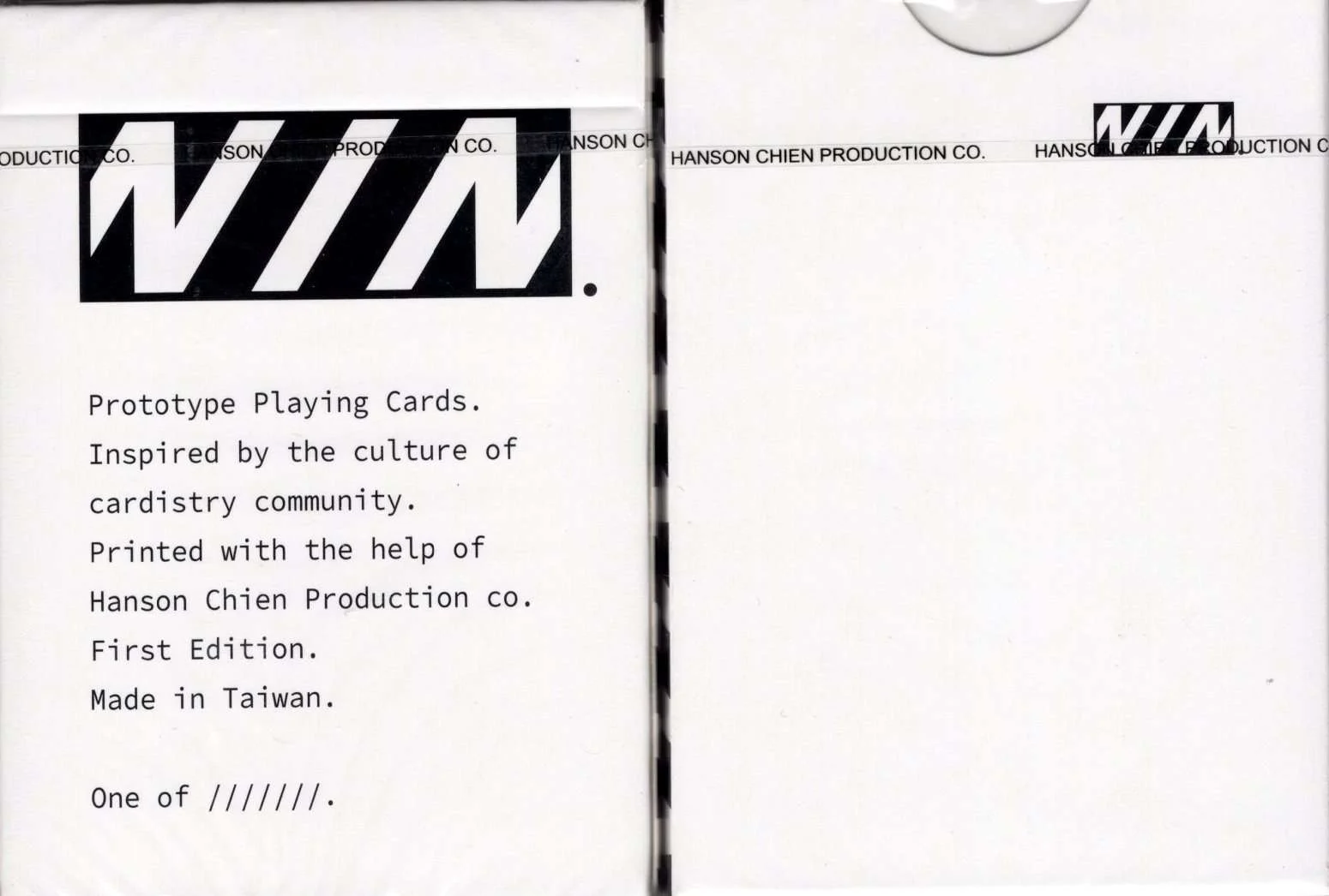 Prototype Playing Cards HCPC