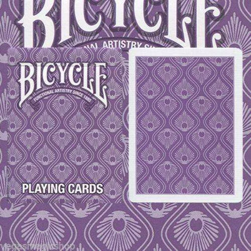 Purple Peacock Bicycle Playing Cards Deck