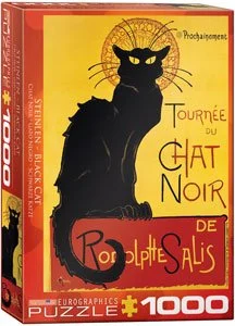 Puzzle: Black Cat by T.A. Steinlen