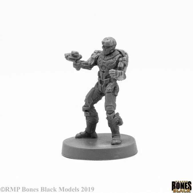 Reaper Bones Black: Blood Nebula Mercenary 49017