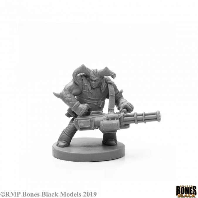 Reaper Bones Black: Caine, Cyber-Troll 49028