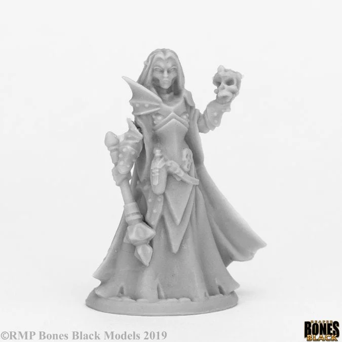 Reaper Bones Black: Dark Elf Priestess 44071
