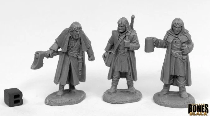 Reaper Bones Black: Dreadmere Mercenaries(3) 44016