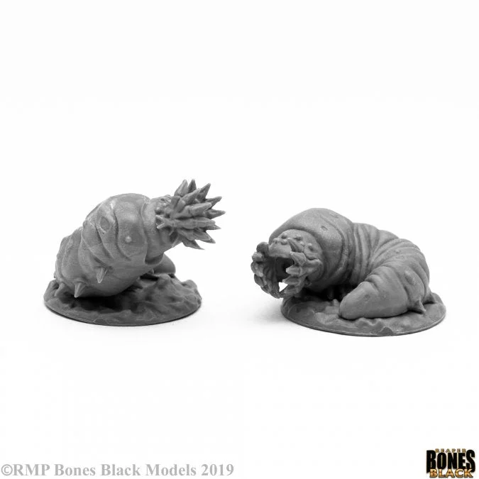 Reaper Bones Black: Giant Maggots (2) 44105