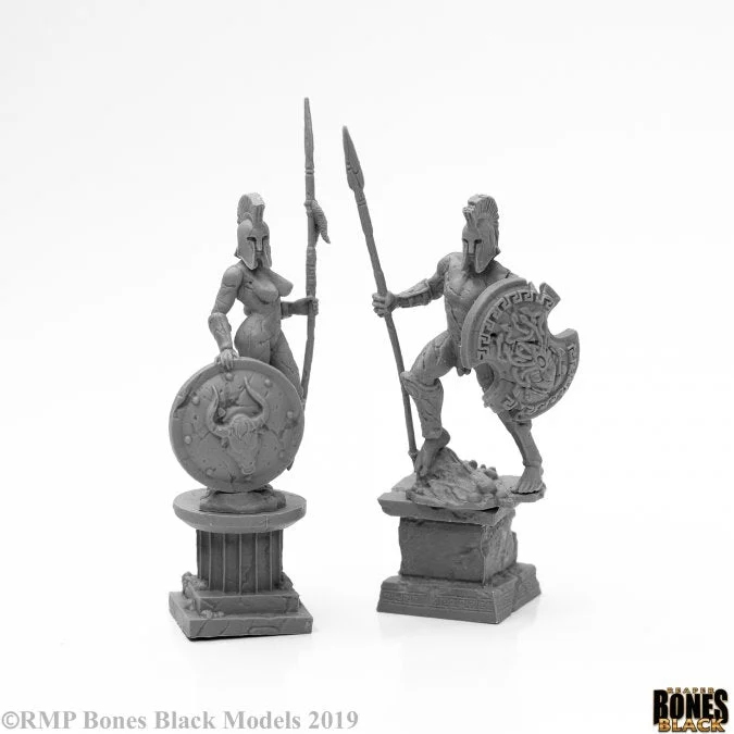 Reaper Bones Black: Living Statues (Stone) (2) 44127