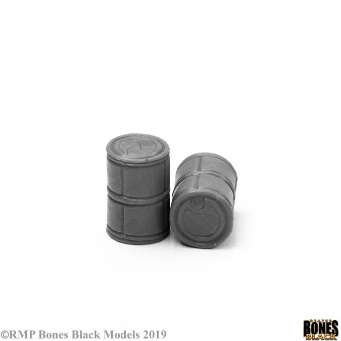 Reaper Bones Black: Sci Fi Barrels x 2 49026