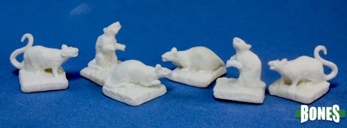 Reaper Bones: Giant Rat (6) 77016