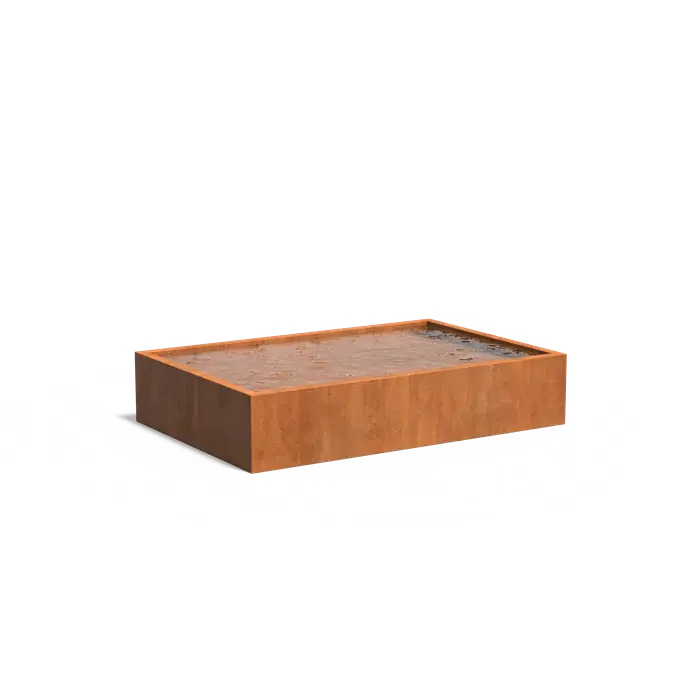Rectangle Corten Steel Pond