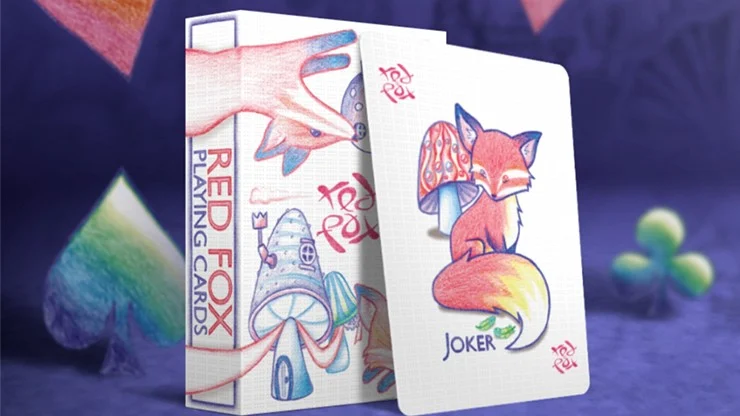 Red Fox Playing Cards - Purple Edition