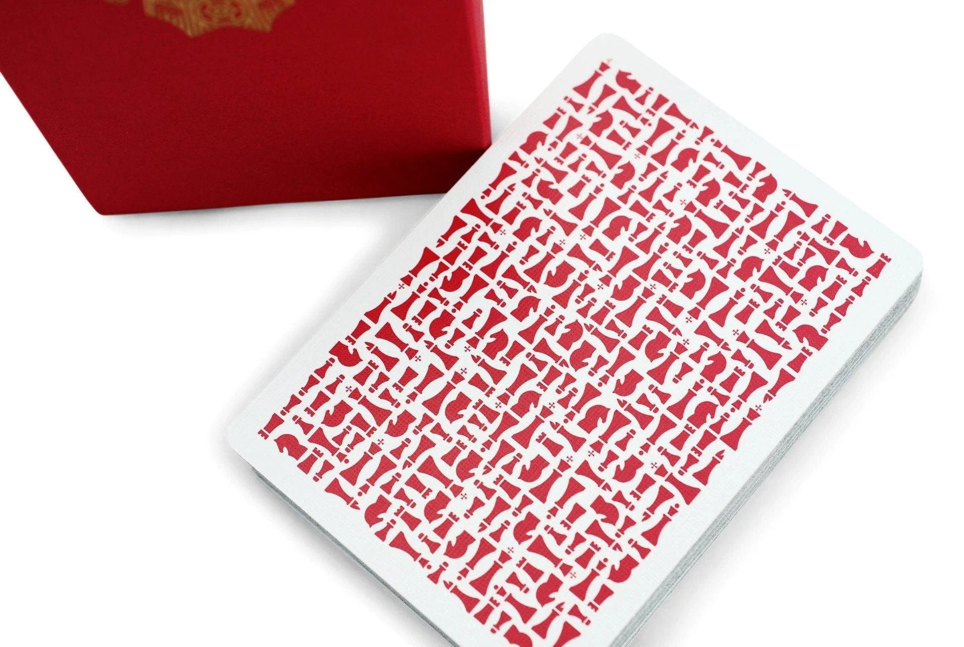 Red Knights Playing Cards