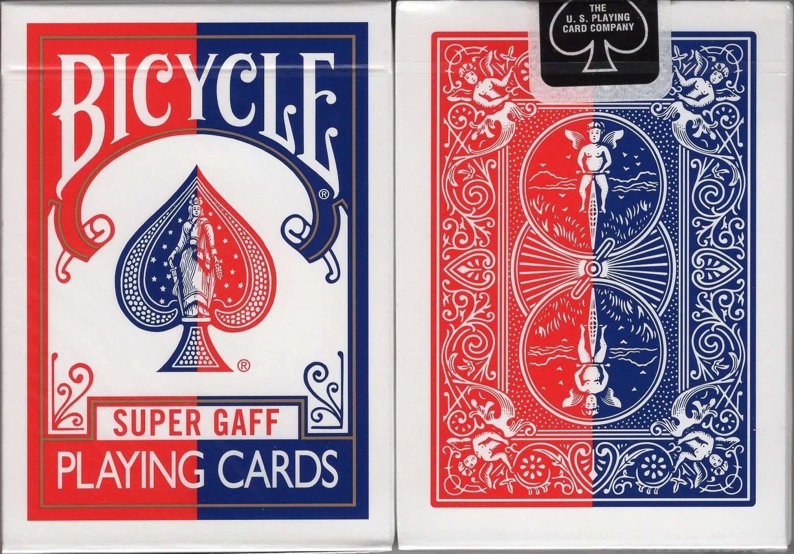 Red Super Gaff Bicycle Playing Cards